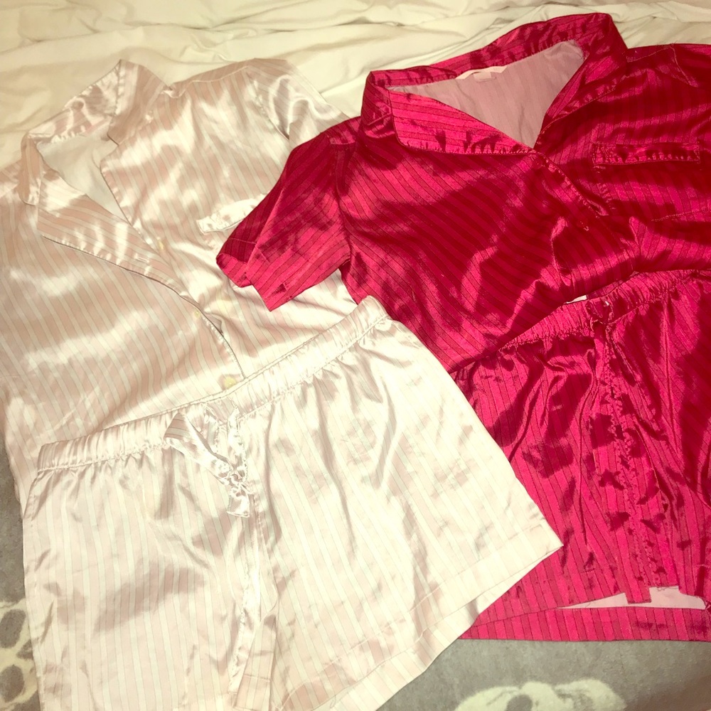 Victoria secret silk pajama set